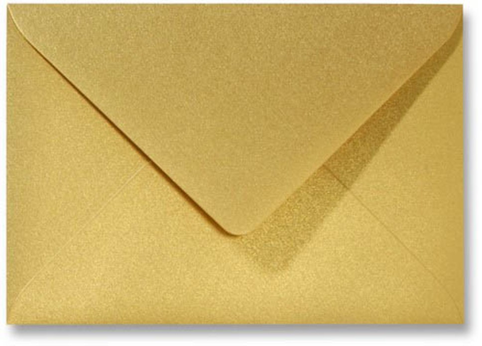Envelop Goud 12 x 18 cm