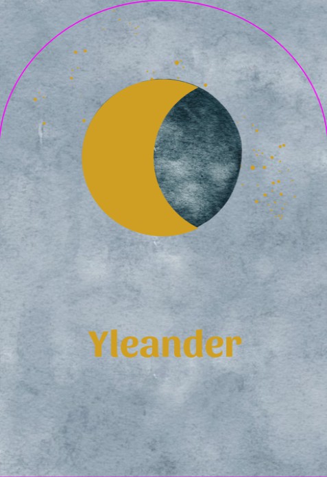 Geboortekaartje maan boogvorm - Yleander