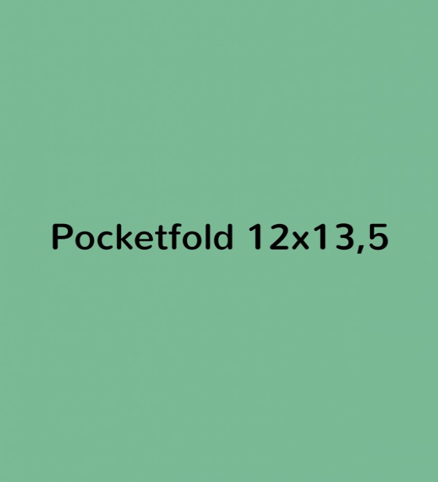 Pocketfold 12x13,5 voor