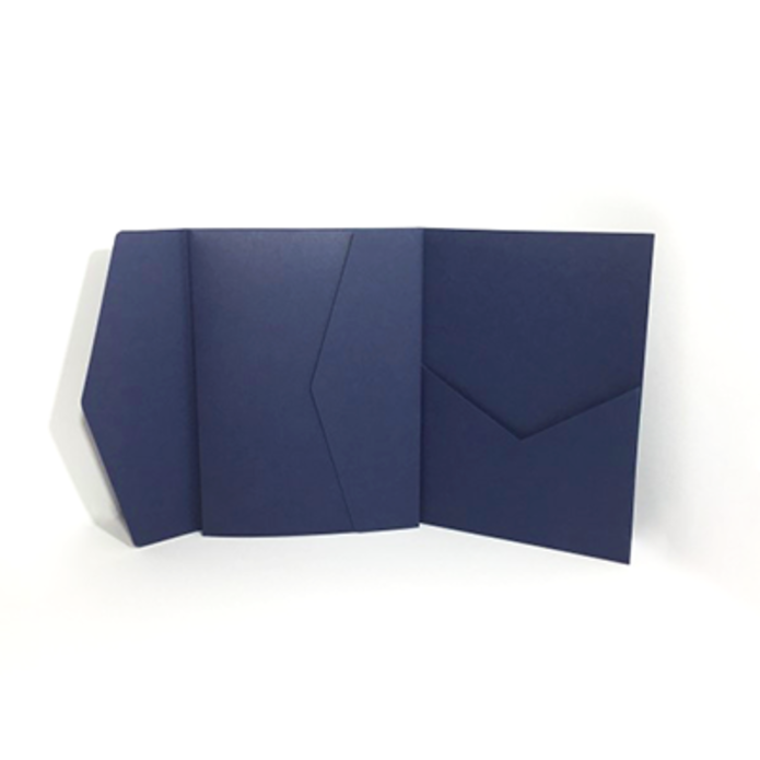 Pocketfold donkerblauw - 50 stuks voor