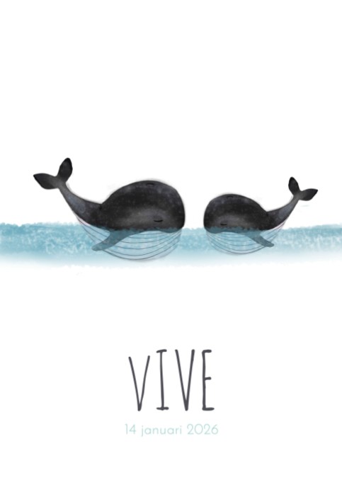Poster walvissen voor