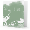 Geboortekaartje Geboortestoet Olivero voor