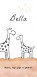Geboortekaartje Into the wild - Giraffe zusje