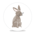 Sluitsticker Woodland konijn 2 - DIY