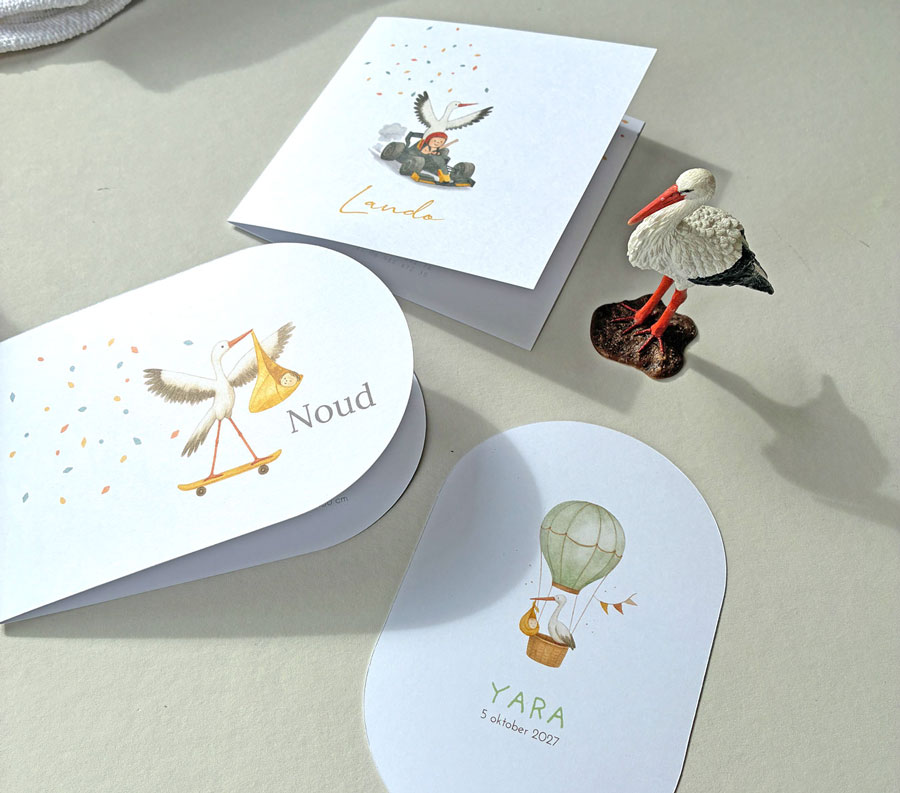 De ooievaar: van sprookje tot geboortekaartje