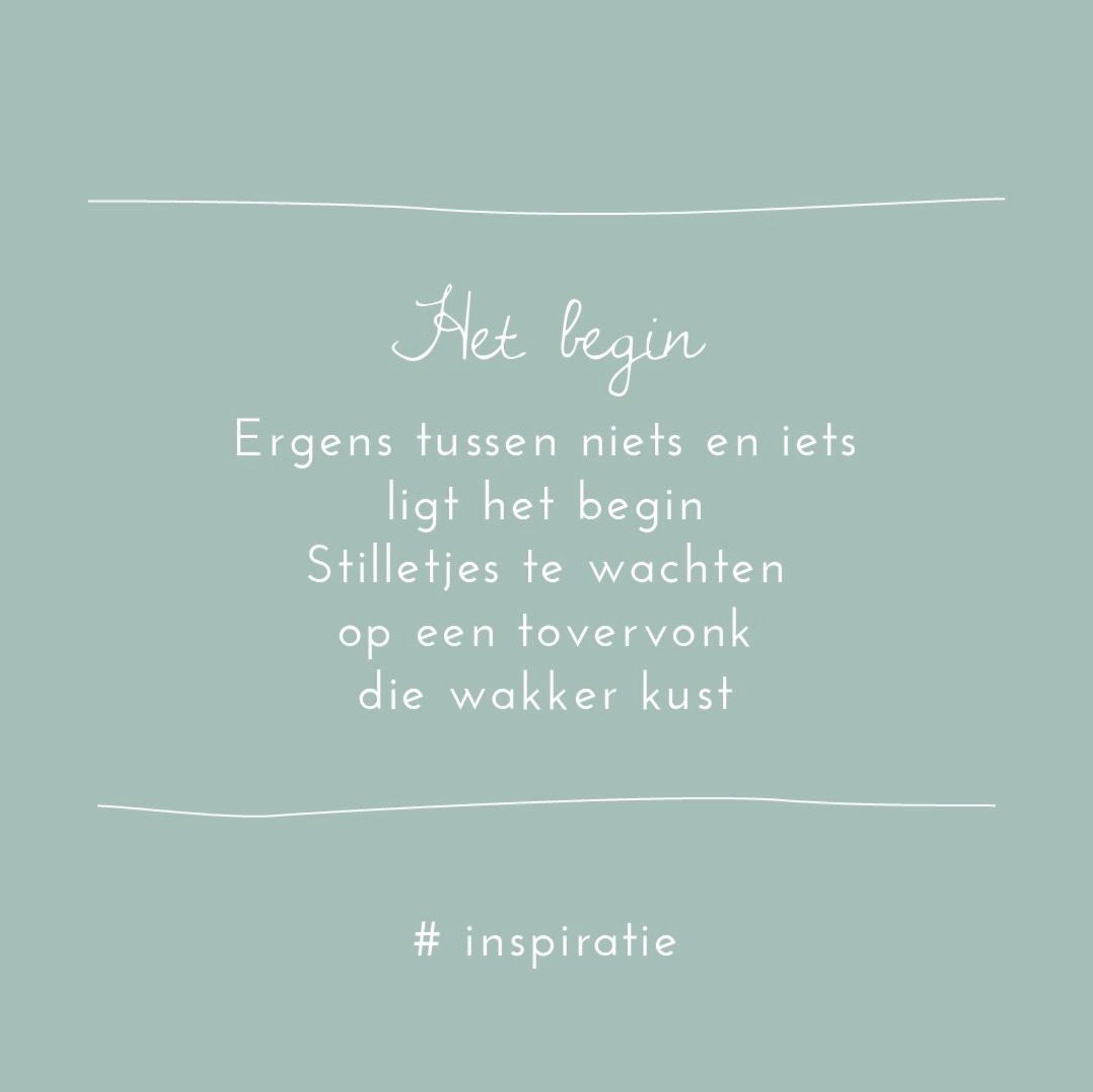 Geboortegedichtje begin