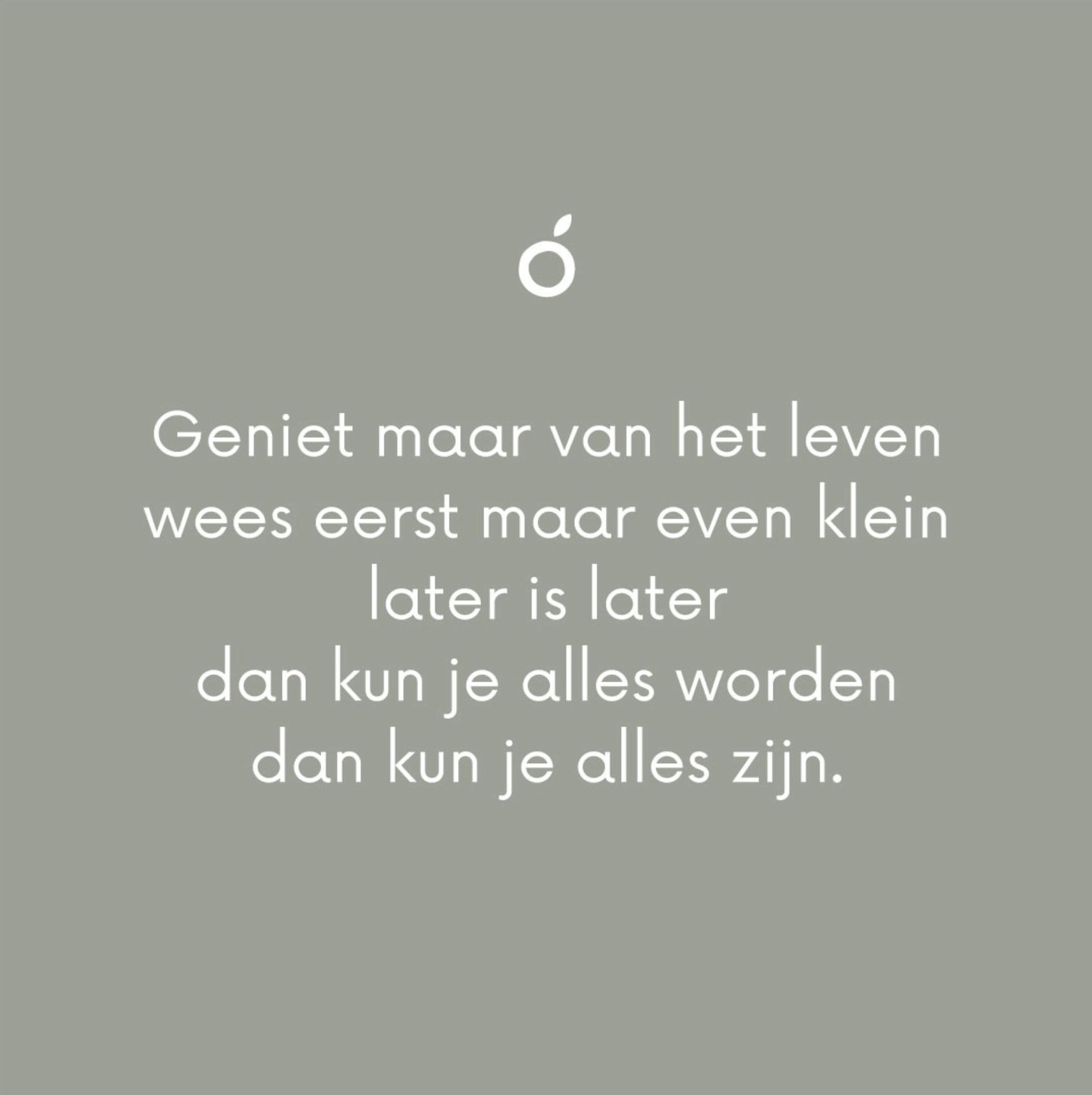 Geboortegedichtje klein zijn