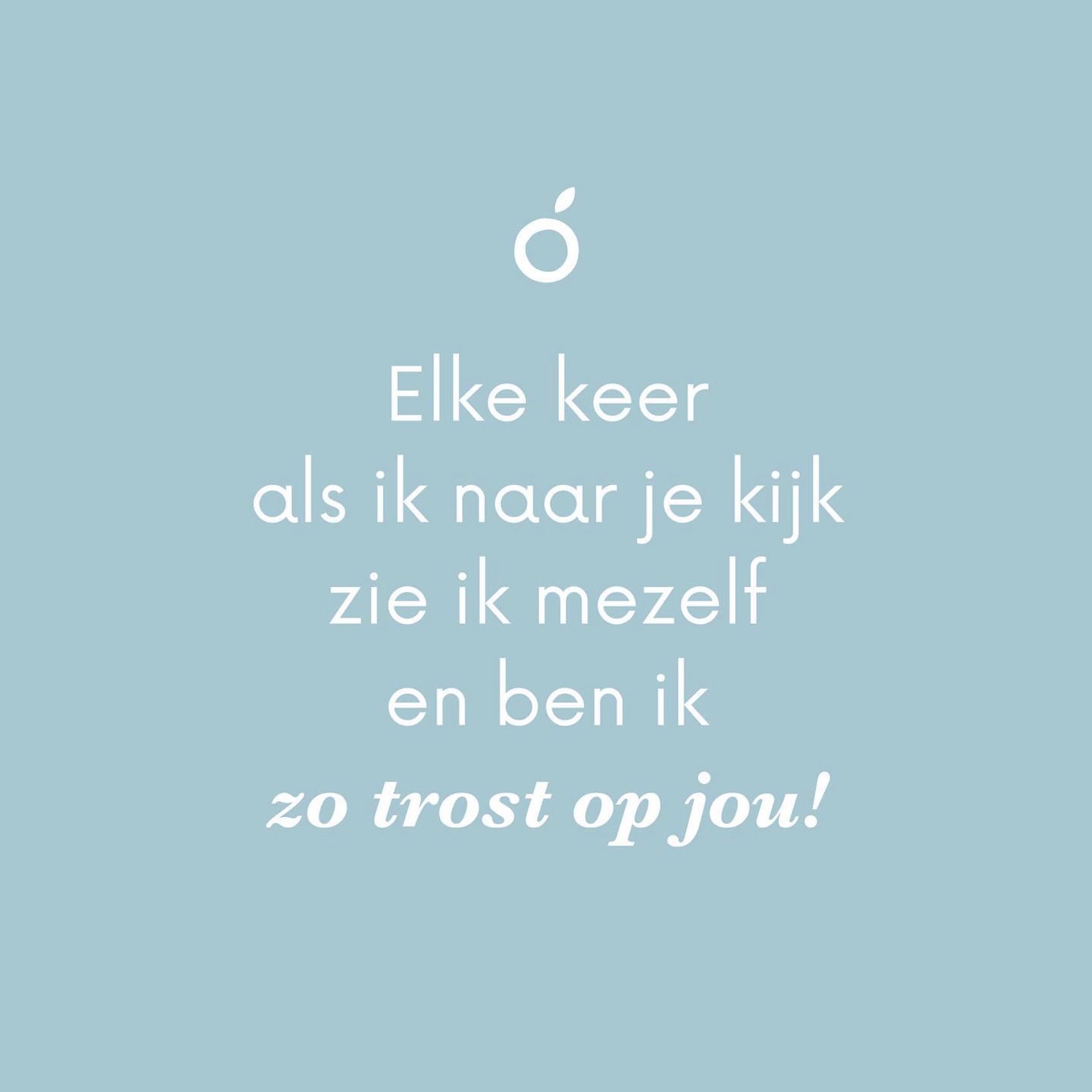 Geboortegedichtje trots