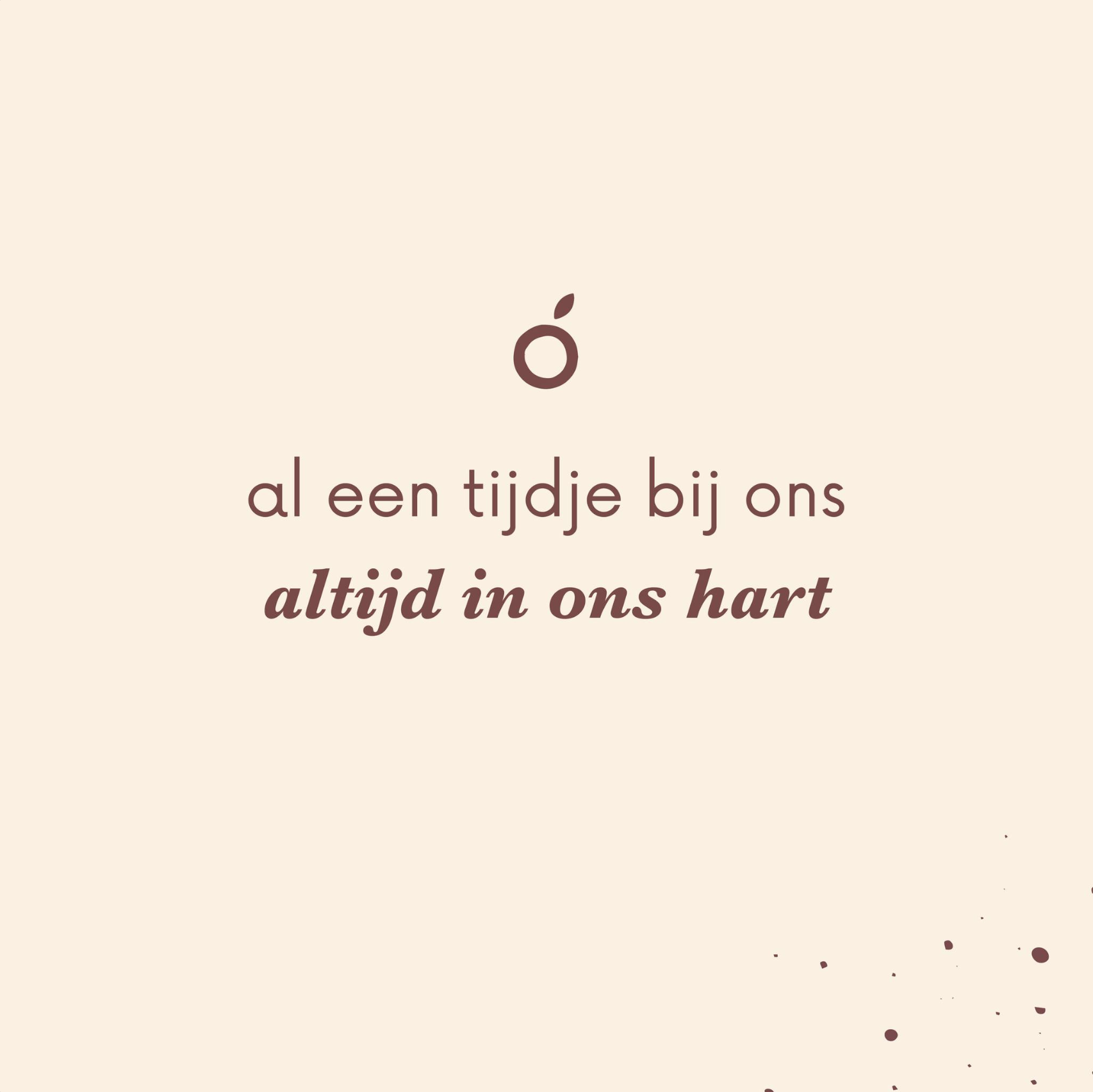 Geboortegedichtje laat