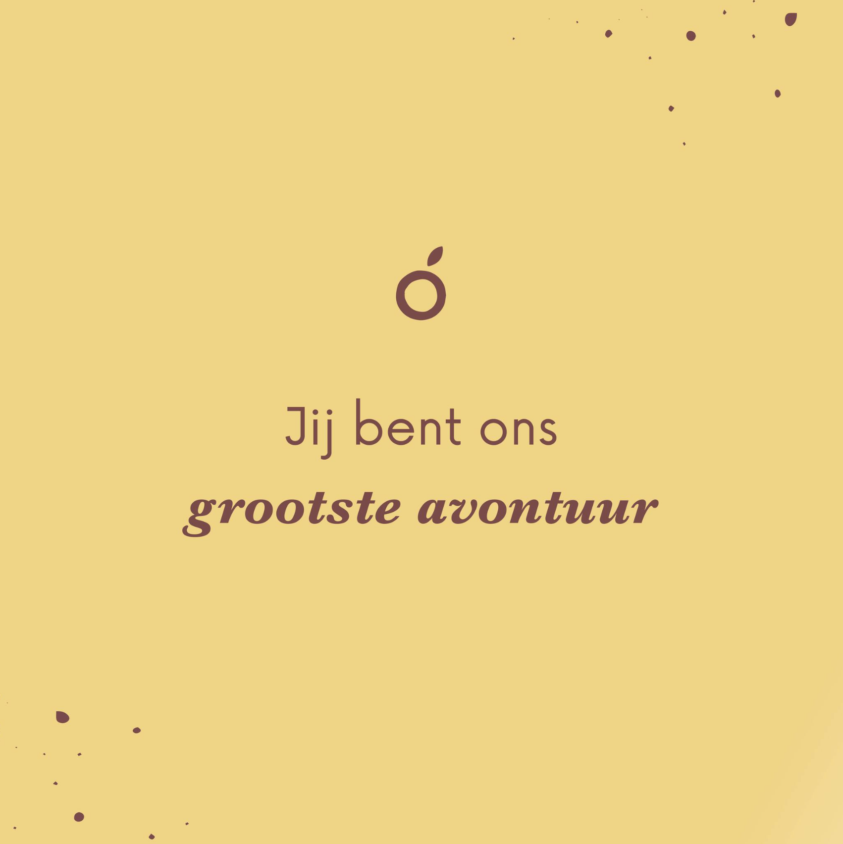 Geboortegedichtje avontuur