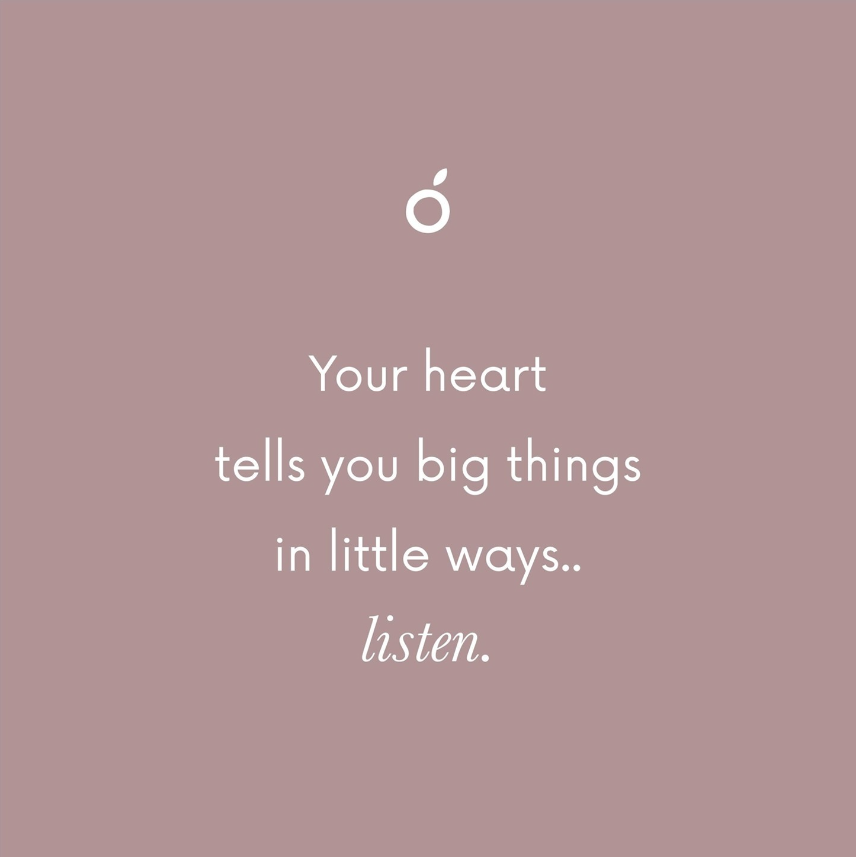 Geboortegedichtje listen to your hart